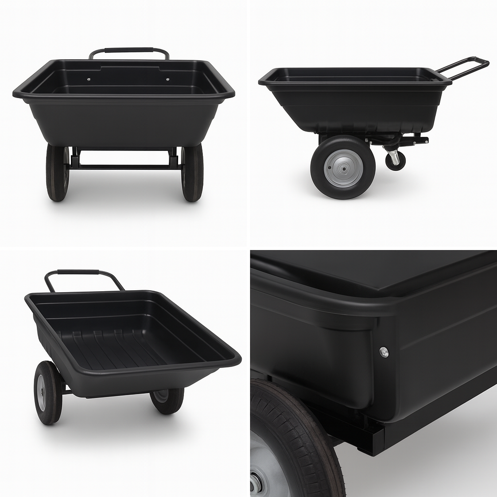 300kg Capacity Industrial Garden & Utility Wagon - WB3039 (TC3080PL) - Image 3