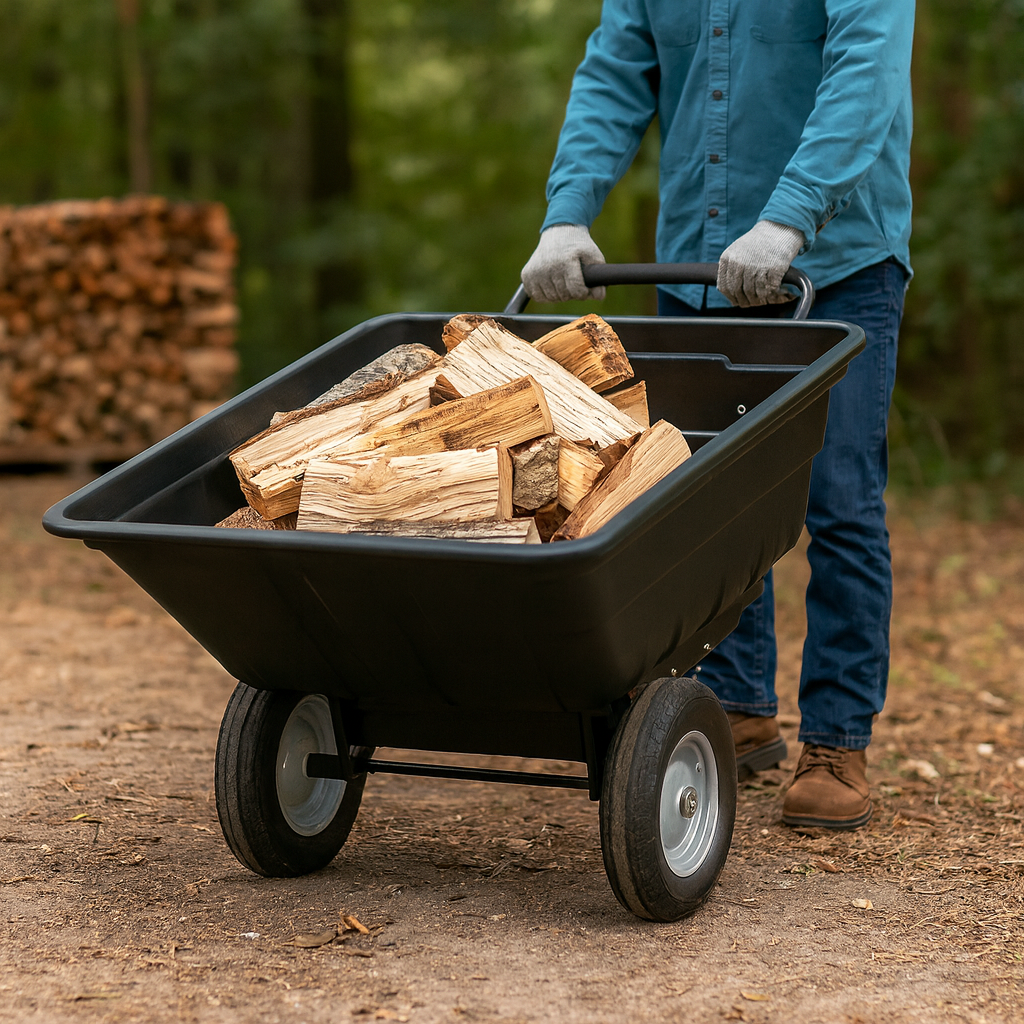 300kg Capacity Industrial Garden & Utility Wagon - WB3039 (TC3080PL) - Image 2