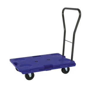100kg Plastic Platform Cart professional front view - Impact-Resistant 100kg Plastic Platform Cart - PH032