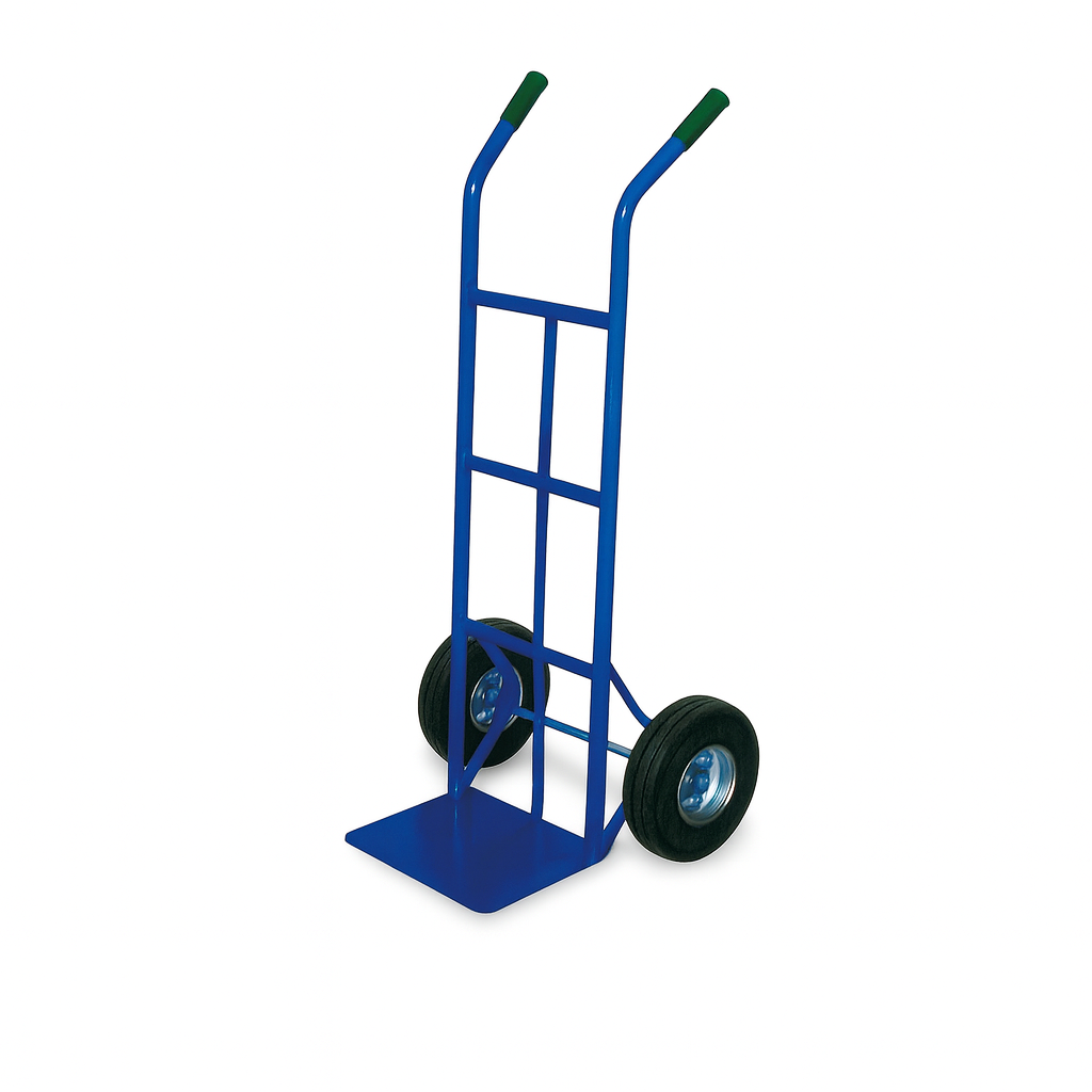 120kg Steel Hand Truck HT1858 professional front view - Industrial-Grade 120kg Steel Hand Truck HT1858