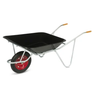 45L Steel Wheelbarrow professional front view - Wholesale-Exclusive 45L Steel Wheelbarrow - WB1208