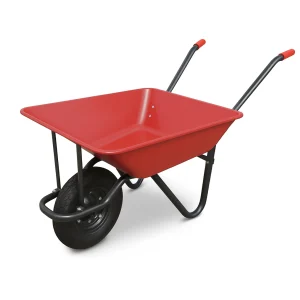 65L Galvanized Wheelbarrow WB4211 professional front view - Wholesale-Exclusive 65L Galvanized Wheelbarrow WB4211