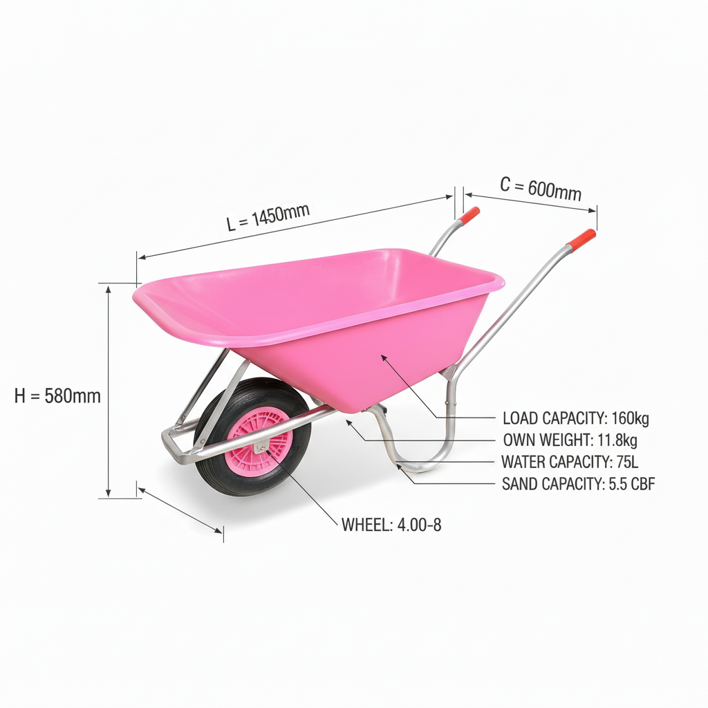 Technical dimensions and size chart for WB6414-1