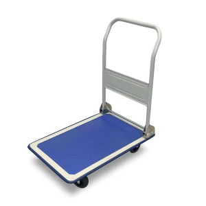 Folding Steel Platform Cart professional front view - Industrial-Grade Folding Steel Platform Cart - PH158