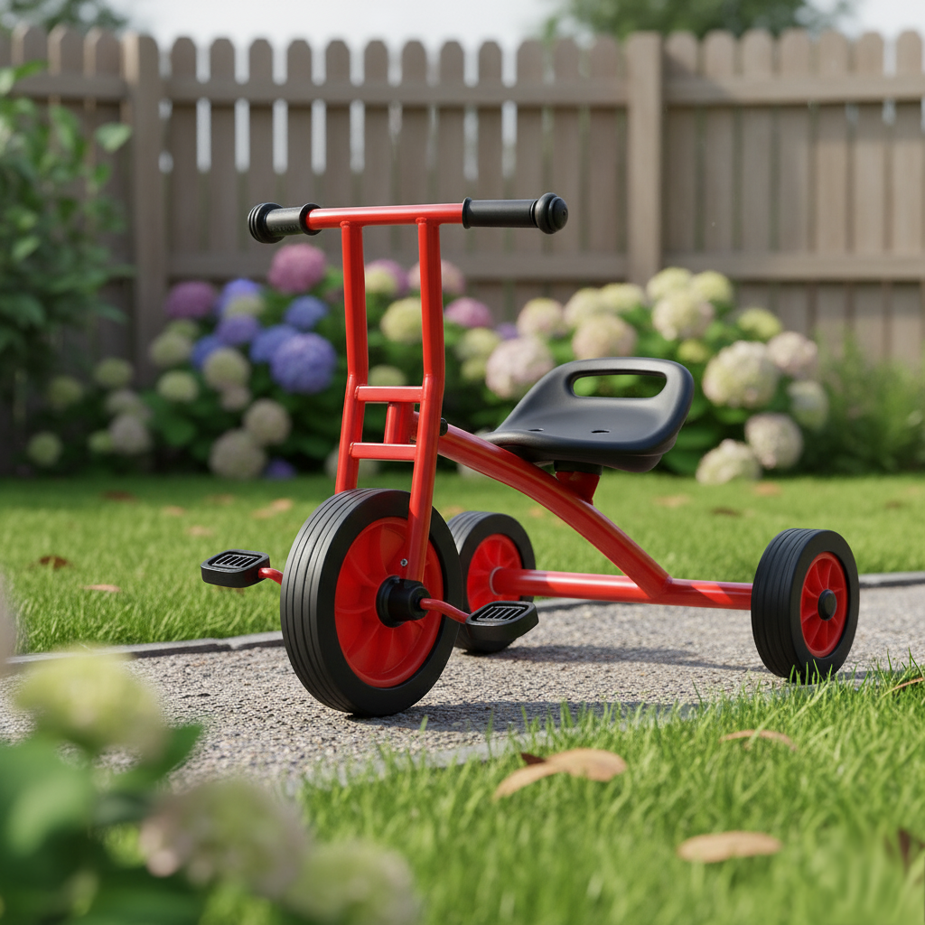 Kids Steel Crescent Cart being used for Camping & Outdoor