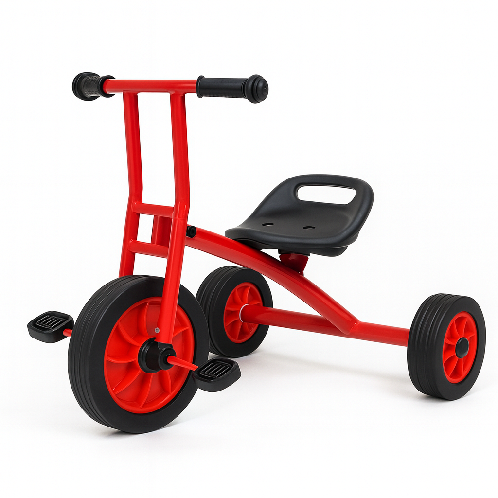 Kids Steel Crescent Cart professional front view - Premium Kids Steel Crescent Cart - TF5196