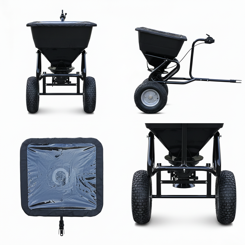 Close-up detail of reinforced Steel frame and pneumatic wheels on Industrial-Grade Mobile Steel Hose Cart - TC2414