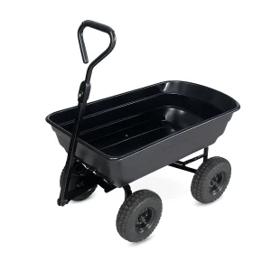 Steel Mesh Garden Cart TC2145T professional front view - Heavy-Duty Steel Mesh Garden Cart - TC2145T