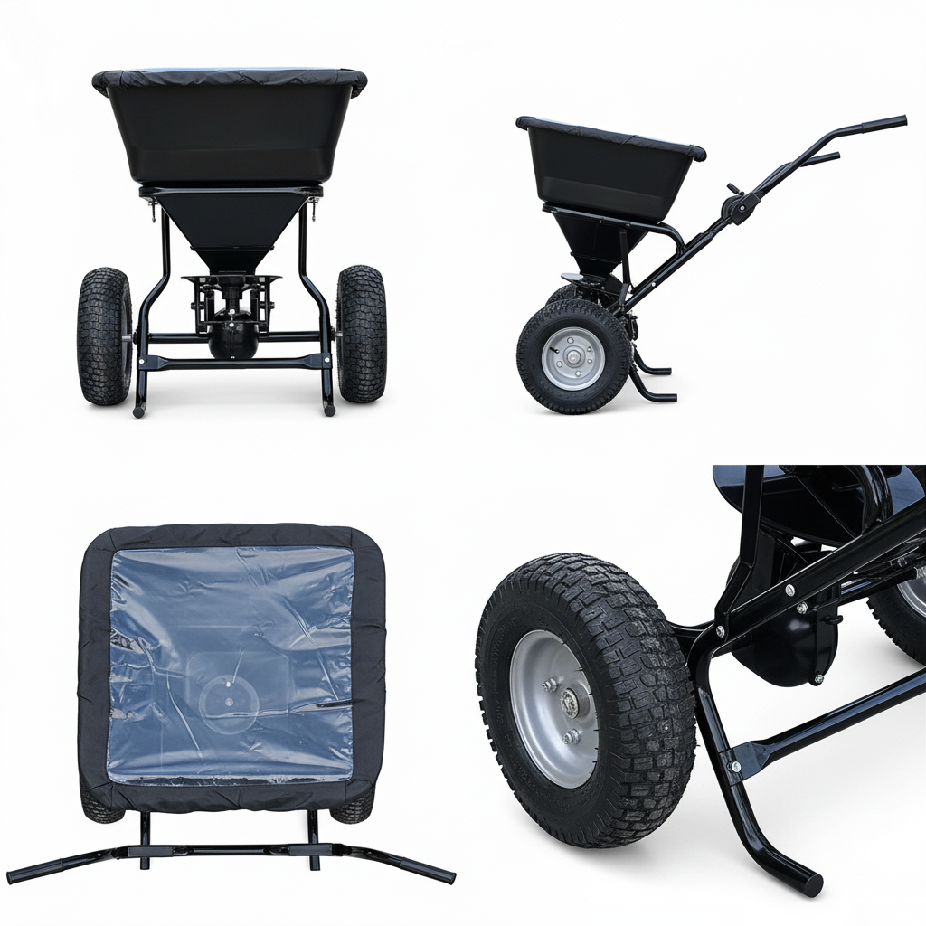 Close-up detail of reinforced Steel Mesh on Heavy-Duty Steel Mesh Garden Cart - TC2411